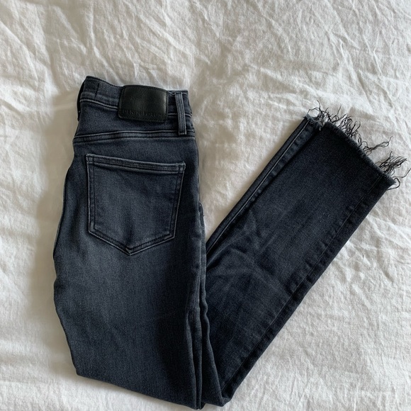 Denim Forum The Nico Mid Rise Skinny Denim Jeans 26L - Picture 6 of 13